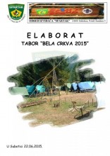 ELABORAT - Tabor ''Bela Crkva 2015'' - odred izviđača ''Spartak'' Subotica